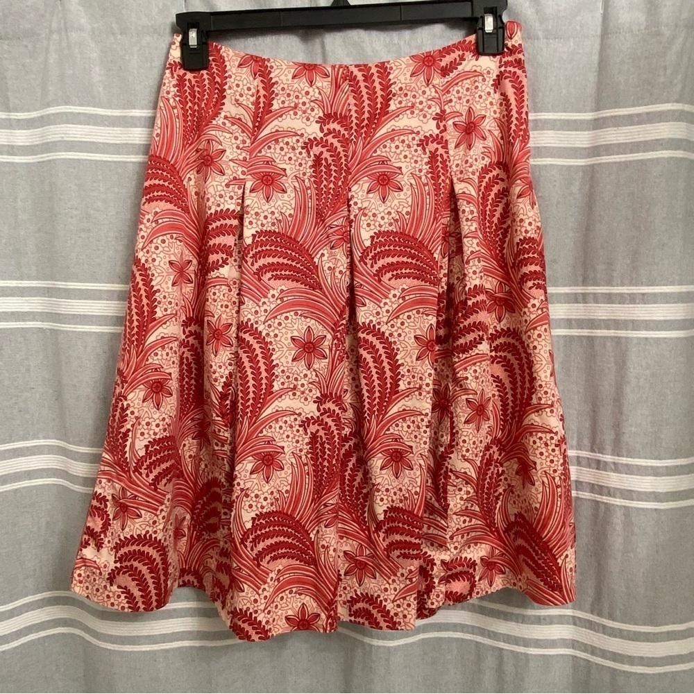 TALBOTS FACTORY / Floral Print Lined Skirt Size 4
